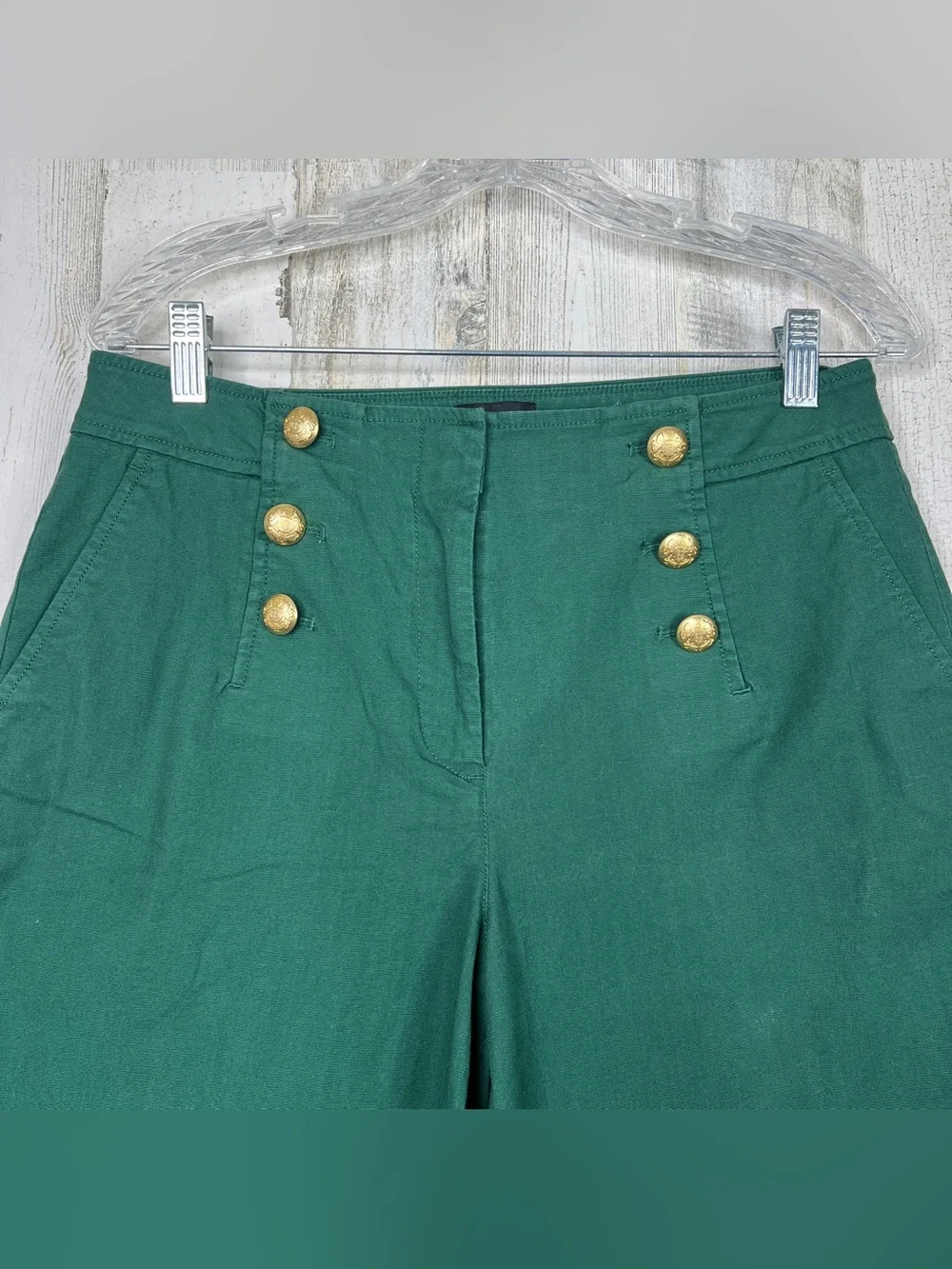 Talbots Sailor Pants Women’s Wide‎ Leg Crop Classic Size 10